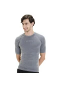 CAMISETA ASICS SEAMLESS SLEEVE MASCULINA - Cinza