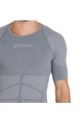 CAMISETA ASICS SEAMLESS SS COMPRESSÃO MASCULINA - Cinza