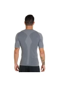 CAMISETA ASICS SEAMLESS SS COMPRESSÃO MASCULINA - Cinza