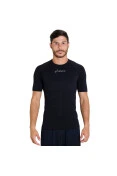 CAMISETA ASICS SEAMLESS SS COMPRESSÃO MASCULINA - Preto