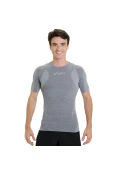 CAMISETA ASICS SEAMLESS SS MASCULINA - Cinza
