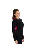 CAMISETA ASICS SPORTS MESH LS MANGA LONGA FEMININA - Preto/pink CAMISETA ASICS SPORTS MESH LS MANGA LONGA FEMININA - Preto/pink