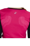 CAMISETA ASICS SPORTS MESH LS MANGA LONGA FEMININA - Preto/pink CAMISETA ASICS SPORTS MESH LS MANGA LONGA FEMININA - Preto/pink