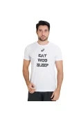 CAMISETA ASICS SS HWOD CROSSFIT MASCULINA - Branco/preto CAMISETA ASICS SS HWOD CROSSFIT MASCULINA - Branco/preto