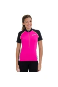 CAMISETA ASICS SS TRIATHLON NEW BIKE FEMININA - Pink/preto