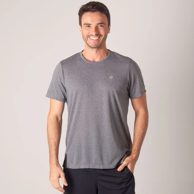 CAMISETA ASICS TRAINING EXPLORER SS MASCULINA - Grafite CAMISETA ASICS TRAINING EXPLORER SS MASCULINA - Grafite