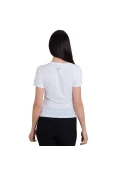CAMISETA ASICS W PA BASIC SS FEMININA - Branco CAMISETA ASICS W PA BASIC SS FEMININA - Branco