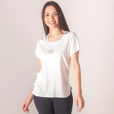 CAMISETA COLCCI ESTAMPADA GOLA REDONDA FEMININA - Branco