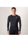 CAMISETA COMPRESSÃO ASICS BASELAYER LS TOP MANGA LONGA MASCULINA - Preto