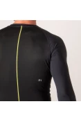 CAMISETA COMPRESSÃO ASICS BASELAYER LS TOP MANGA LONGA MASCULINA - Preto