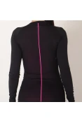 CAMISETA COMPRESSÃO ASICS BASELAYER TOP MANGA LONGA FEMININA - Preto