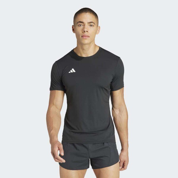 CAMISETA CORRIDA ADIZERO ESSENTIALS MASCULINA - Preto