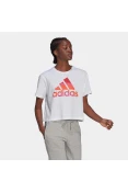 CAMISETA CROPPED ESTAMPA INSPIRAÇÂO TIE-DYE ADIDAS FEMININA - Branco CAMISETA CROPPED ESTAMPA INSPIRAÇÂO TIE-DYE ADIDAS FEMININA - Branco