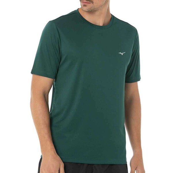 CAMISETA DE CORRIDA MIZUNO RUN SPARK 2 MASCULINA - Verde