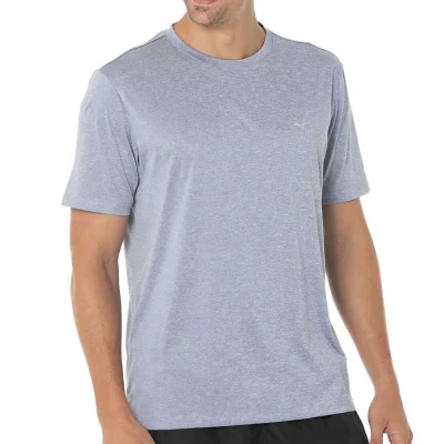 CAMISETA DE CORRIDA MIZUNO RUN SPARK 2 MESCLA MASCULINA - Azul