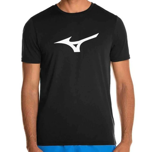 CAMISETA DE CORRIDA MIZUNO RUN SPARK MASCULINA - Preto