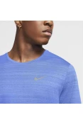 CAMISETA DE CORRIDA NIKE DRI-FIT MILER MASCULINA - Azul