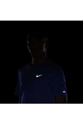 CAMISETA DE CORRIDA NIKE DRI-FIT MILER MASCULINA - Azul