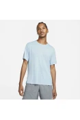 CAMISETA DE CORRIDA NIKE DRI-FIT MILER MASCULINA - Azul celeste