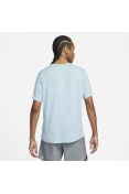 CAMISETA DE CORRIDA NIKE DRI-FIT MILER MASCULINA - Azul celeste