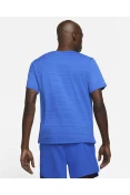 CAMISETA DE CORRIDA NIKE DRI-FIT MILER MASCULINA - Azul royal