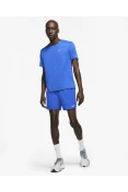 CAMISETA DE CORRIDA NIKE DRI-FIT MILER MASCULINA - Azul royal