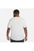 CAMISETA DE CORRIDA NIKE DRI-FIT MILER MASCULINA - Branco
