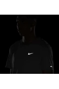 CAMISETA DE CORRIDA NIKE DRI-FIT MILER MASCULINA - Grafite
