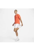 CAMISETA DE CORRIDA NIKE DRI-FIT MILER MASCULINA - Laranja/prata
