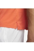 CAMISETA DE CORRIDA NIKE DRI-FIT MILER MASCULINA - Laranja/prata