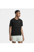CAMISETA DE CORRIDA NIKE DRI-FIT MILER MASCULINA - Preto