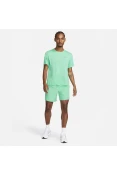 CAMISETA DE CORRIDA NIKE DRI-FIT MILER MASCULINA - Verde/prata