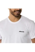 CAMISETA DE TREINO MIZUNO BASIC LOGO MASCULINA - Branco