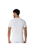CAMISETA DE TREINO MIZUNO BASIC LOGO MASCULINA - Branco