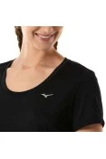 CAMISETA DE TREINO MIZUNO NIRVANA FEMININA - Preto