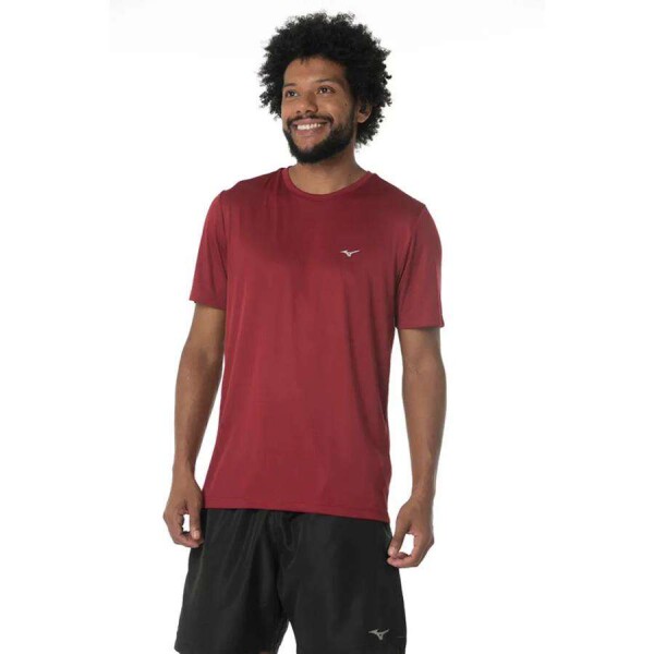 CAMISETA DE TREINO MIZUNO SPARK 2 MASCULINA - Bordo
