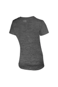 CAMISETA DE TREINO TECH SHORT SLEEV V NECK UNDER ARMOUR FEMININA - Grafite