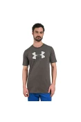 CAMISETA DE TREINO UNDER ARMOUR BIG LOGO SS MASCULINA - Chumbo CAMISETA DE TREINO UNDER ARMOUR BIG LOGO SS MASCULINA - Chumbo