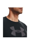 CAMISETA DE TREINO UNDER ARMOUR BIG LOGO SS MASCULINA - Preto CAMISETA DE TREINO UNDER ARMOUR BIG LOGO SS MASCULINA - Preto
