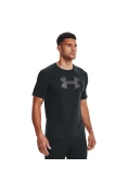 CAMISETA DE TREINO UNDER ARMOUR BIG LOGO SS MASCULINA - Preto CAMISETA DE TREINO UNDER ARMOUR BIG LOGO SS MASCULINA - Preto