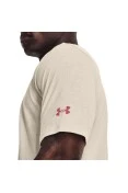 CAMISETA DE TREINO UNDER ARMOUR ROCK BRAHMA BULL MASCULINA - Bege