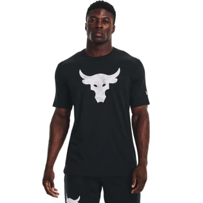 CAMISETA DE TREINO UNDER ARMOUR ROCK BRAHMA BULL MASCULINA - Preto