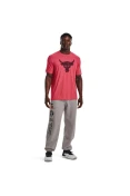 CAMISETA DE TREINO UNDER ARMOUR ROCK BRAHMA BULL MASCULINA - Vermelho