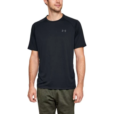 CAMISETA DE TREINO UNDER ARMOUR TECH 2.0 MASCULINA - Preto