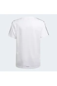 CAMISETA DESIGNED 2 MOVE 3-STRIPES (JUVENIL) INFANTIL - Branco