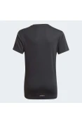 CAMISETA DESIGNED 2 MOVE 3-STRIPES (JUVENIL) INFANTIL - Preto
