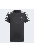 CAMISETA DESIGNED 2 MOVE 3-STRIPES (JUVENIL) INFANTIL - Preto