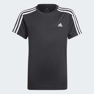 CAMISETA DESIGNED 2 MOVE 3-STRIPES (JUVENIL) INFANTIL - Preto
