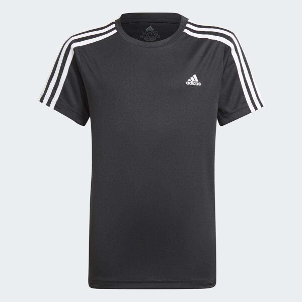 CAMISETA DESIGNED 2 MOVE 3-STRIPES (JUVENIL) INFANTIL - Preto