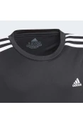 CAMISETA DESIGNED 2 MOVE 3-STRIPES (JUVENIL) INFANTIL - Preto